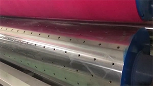 Réglage de la phase du cylindre de découpe (phase avant)