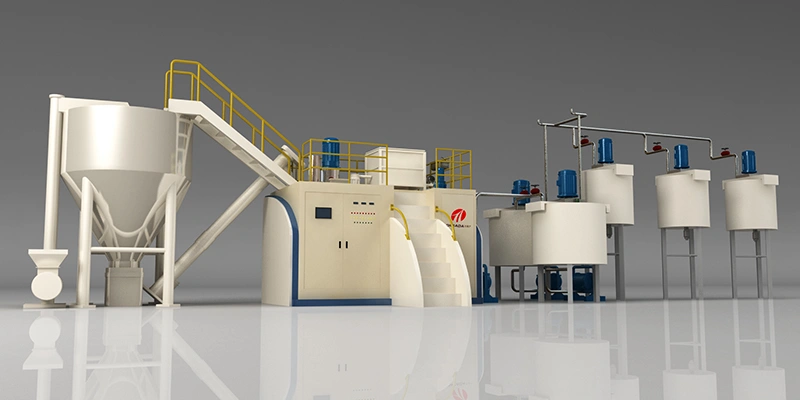 Station de préparation de colle