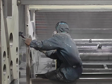 Atelier de revêtement