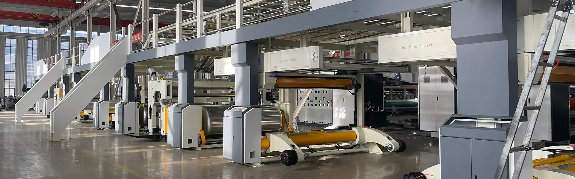 Ligne de production de carton ondulé